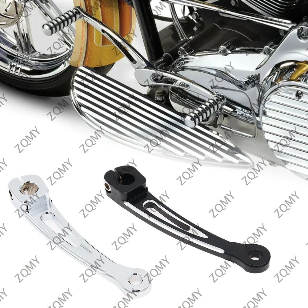 

1pcs Motorcycle Inner Shifter Shift Arm Rod Lever For Harley Touring Road Glide King FLH Softail Black Aluminum