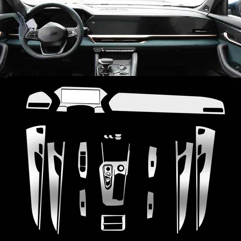 

Для центральной консоли Geely Monjaro Manjaro 2021-2023 Xingyue KX11 L прозрачная фотография ремонт от царапин