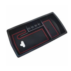 for Peugeot 3008 3008GT 5008 2017 2018 2019 2020 Car Central Armrest Storage Box Center Console Flocking Organizer Accessories