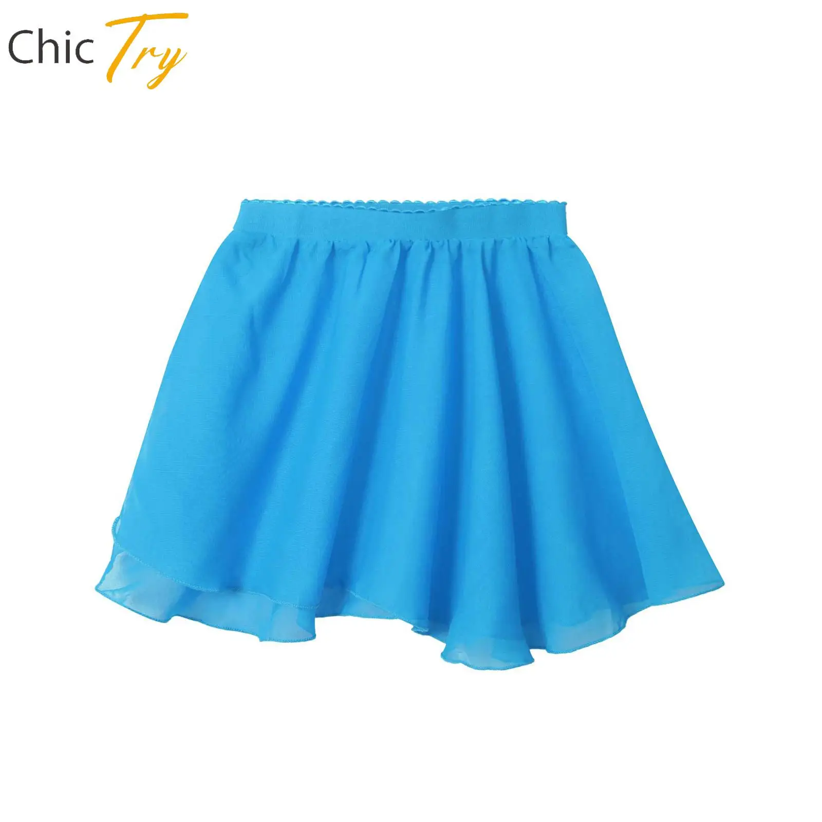Girls Ballet Dance Skirt Ballerina Chiffon Veil Skirt Stage Performance