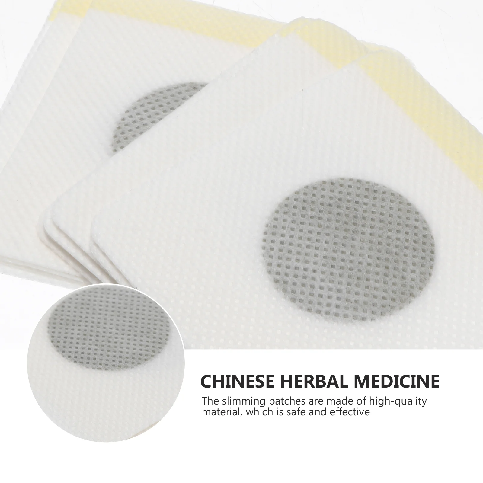 10 Pcs Stickers Weight Loss Abdomen Navel Tightening Patch White Slimming