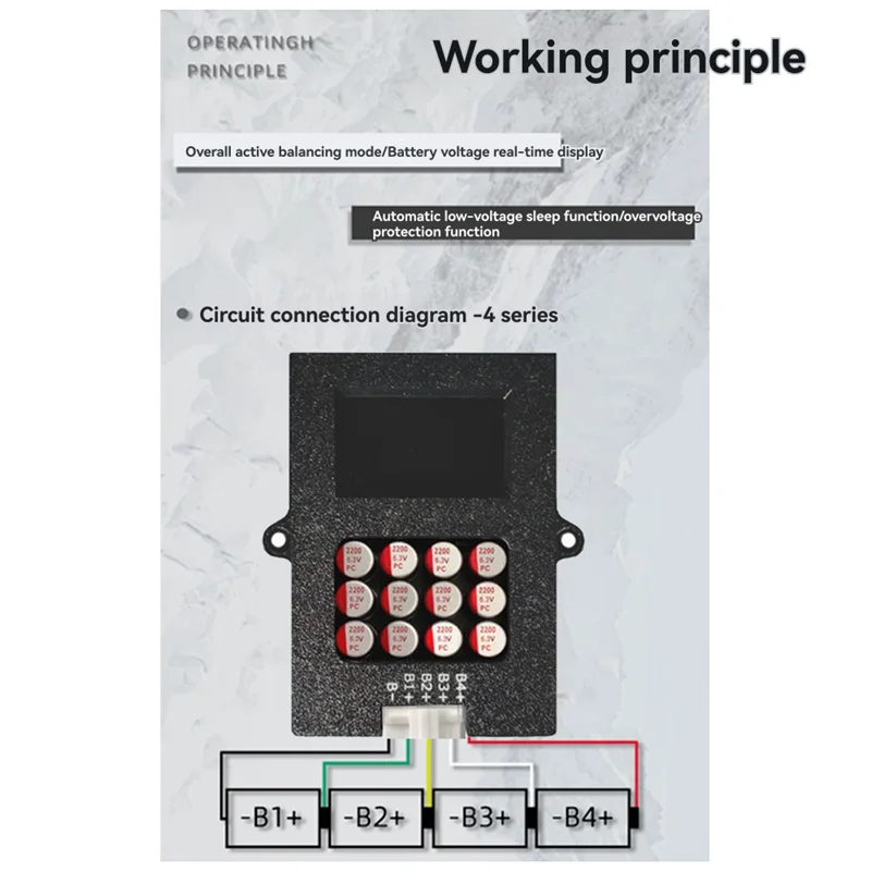 Équilibreur actif 4S 5A pour batteries NCM/LFP modélisme