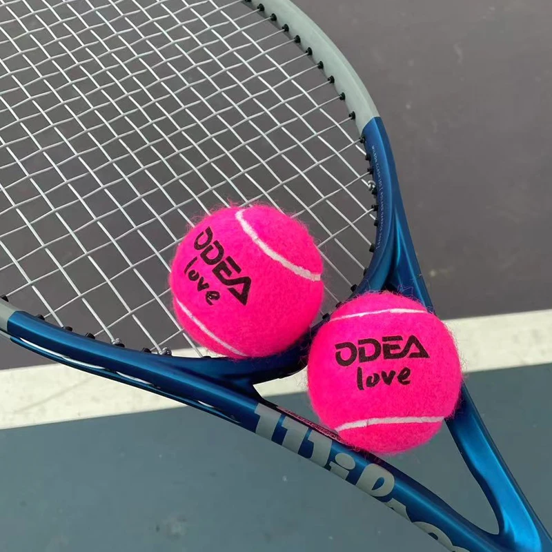 ODEA Tennis Ball 2 ball/barrel pink-limited love model