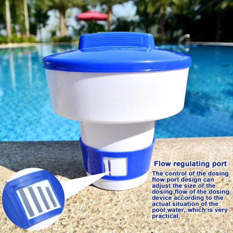 

Pool Floating Dispenser Swimming Pool Chemicals Floater Chlorine Bromine Tablets Floating Dispenser Applicator Spa Tub Supplies