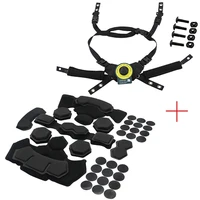 Тактический страйкбольный пейнтбольный шлем, система подвески, защитные накладки Gen4, накладка из пены с эффектом памяти для шлема Wendy Fast MICH ACH — изображение 2