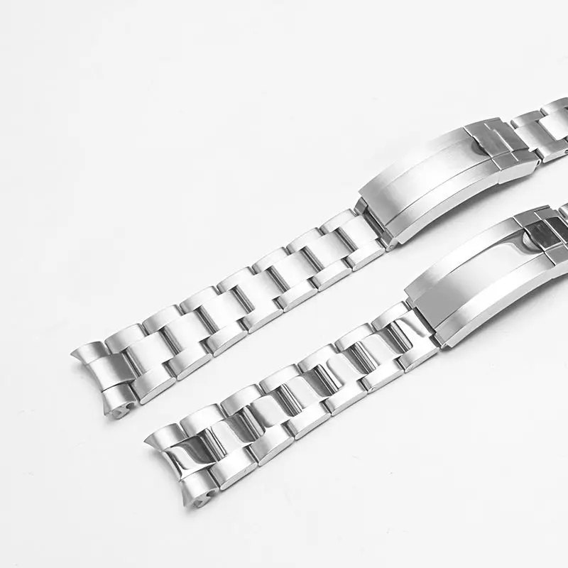 Metal Watchbands For Rolex SUBMARINER DAYTONA Men Folding Clasp Watch Strap Stainless Steel Watch Bracelet 20mm 21mm