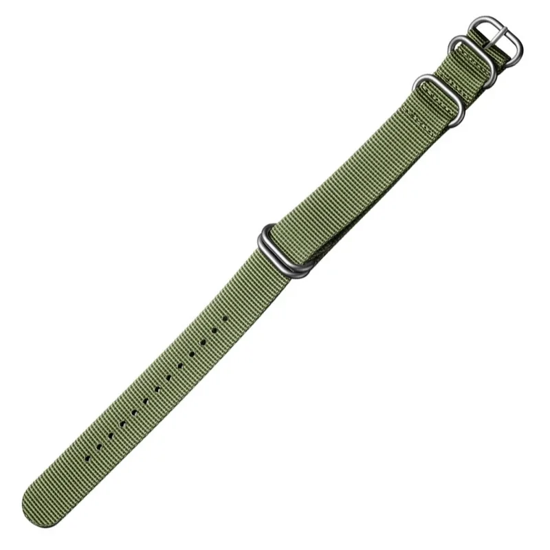 Premium Nylon Braided Watch Strap - Men's Universal Replacement Bracelet