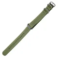 Green nylon strap