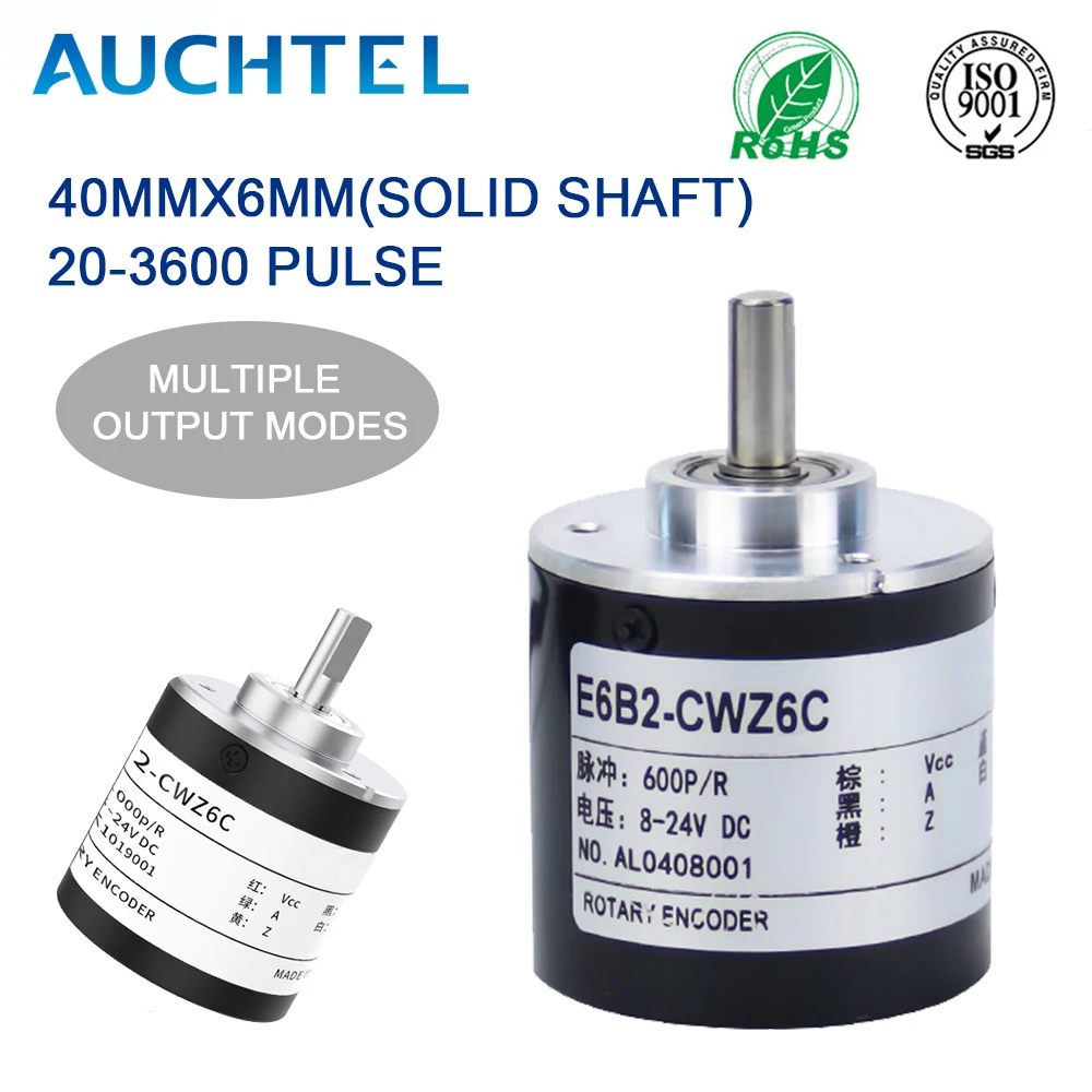 Auchtel-codificador Incremental Fotoelétrico Substitui Omron E6b2 Rotativo 203600ppr Nível Protetor 65