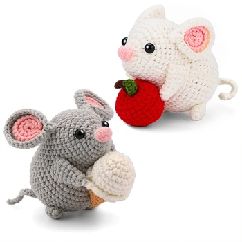 Beginners Crochet Kits Mouse 1