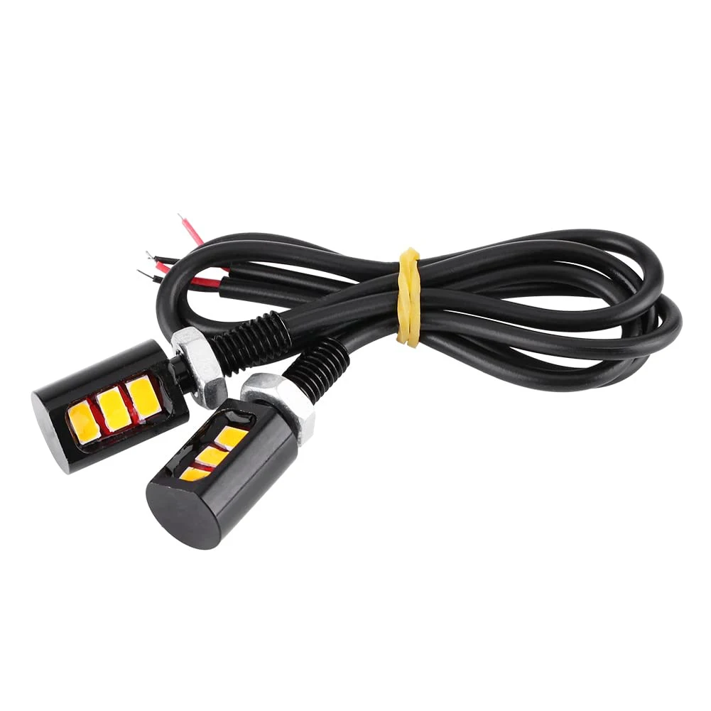 

Universal Motorcycle Car SMD 3LED License Plate Light Screw Bolt Lamp Bulbs Car Accessories High-quality License Plate Lights