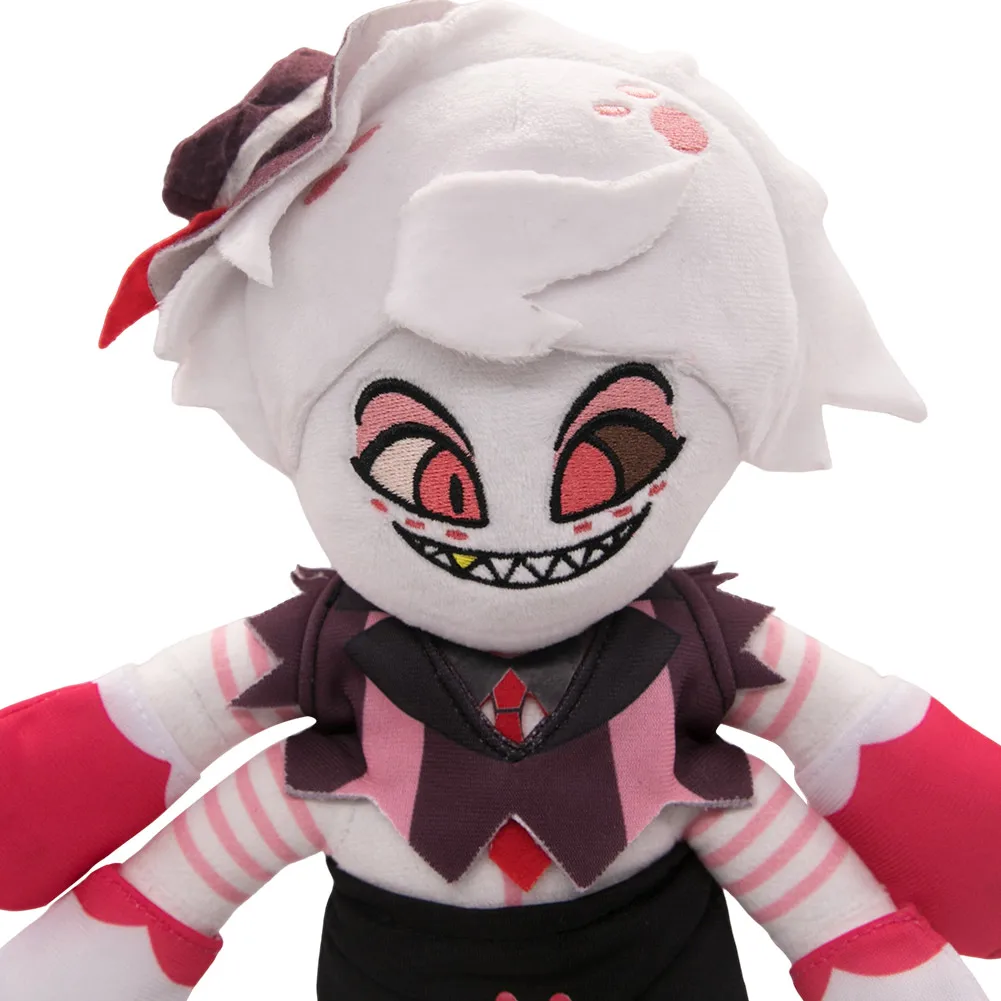 Anioł pył pająk kot w postaci pluszowych pluszaków Cosplay Anime Cartoon hotelowa rola miękka maskotka świąteczne prezenty urodzinowe figurki rekwizyty
