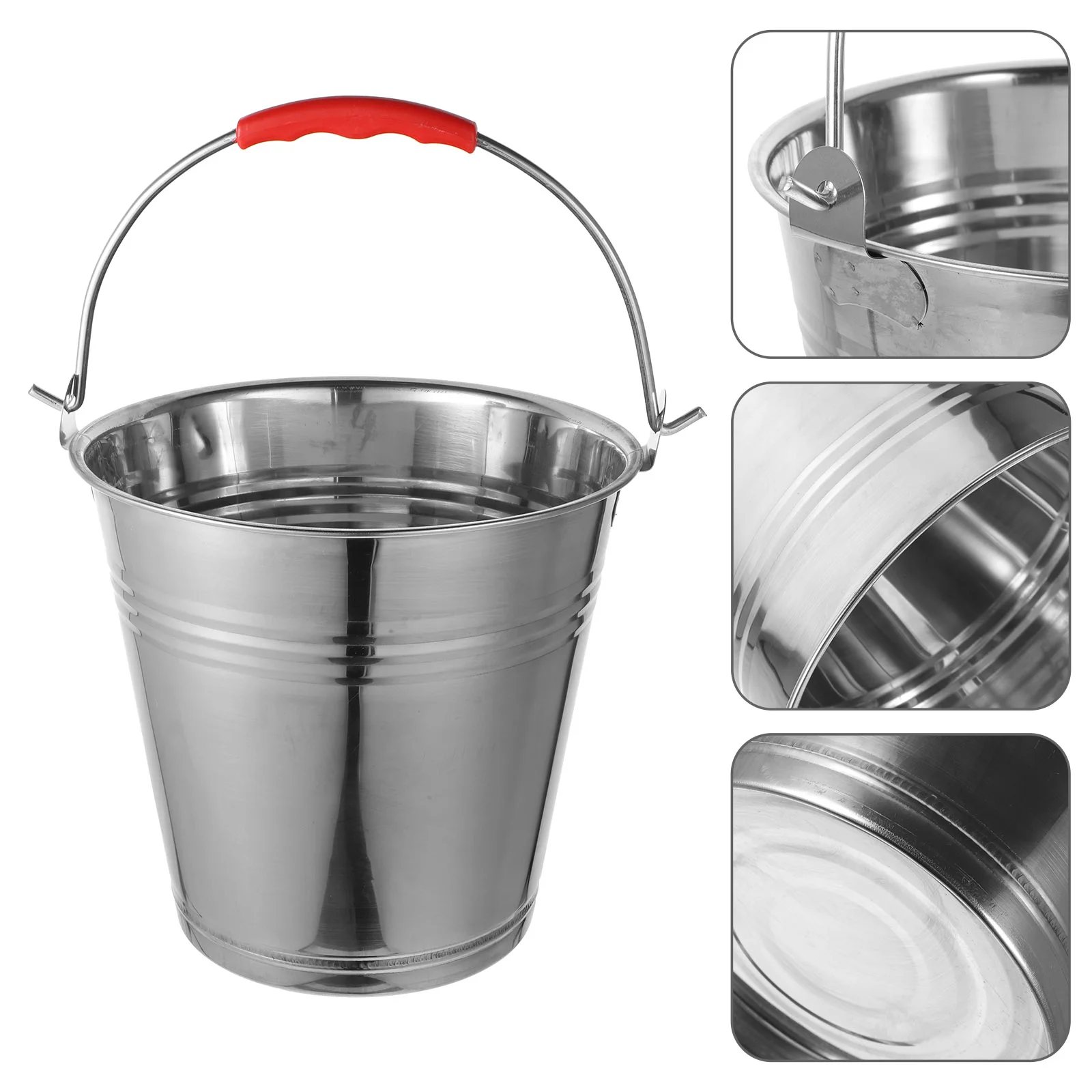 

Multipurpose Iron Storage Bucket Iron Storage Holder Grill Charcoal Bucket