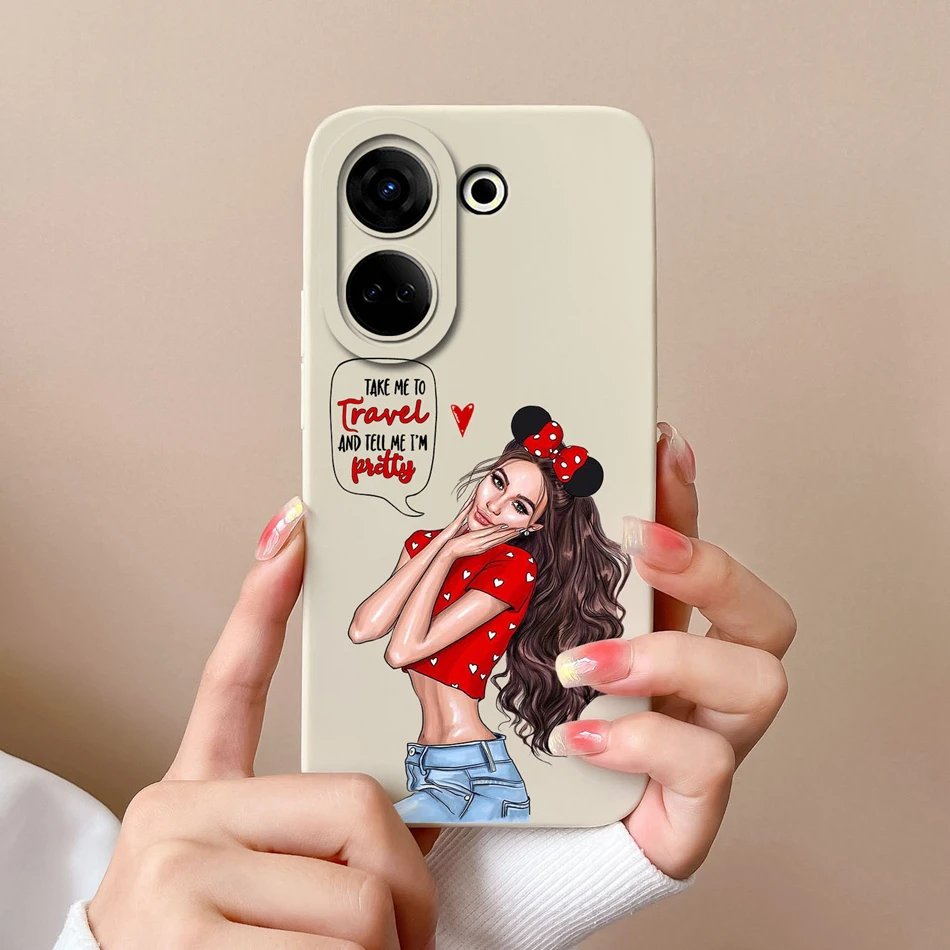 Bear Liquid Silicone Full Coverage Bumper Soft Case - Full Protection  Shell
