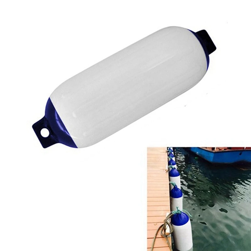 팽창식 PVC 보트 펜더, 앵커 범퍼, 해양 보트 펜더, 보트, 범선, 커디 등, 6.5x23 인치, 2X