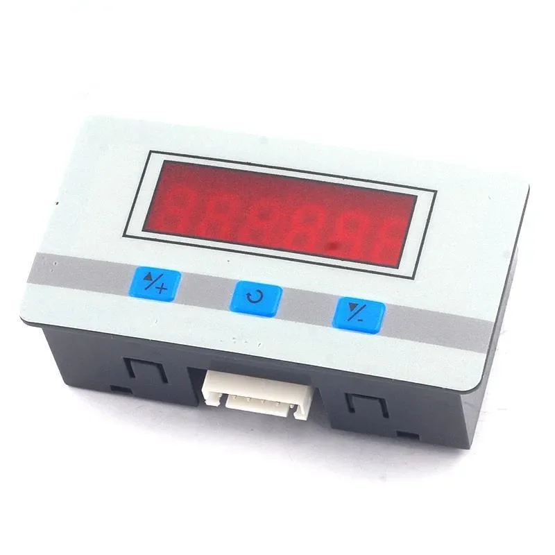 미니 LED 디지털 카운터 모듈, DC/AC5V 24V 전자 토탈라이저, NPN 및 PNP 신호 인터페이스, 1 999999 배 카운팅 범위