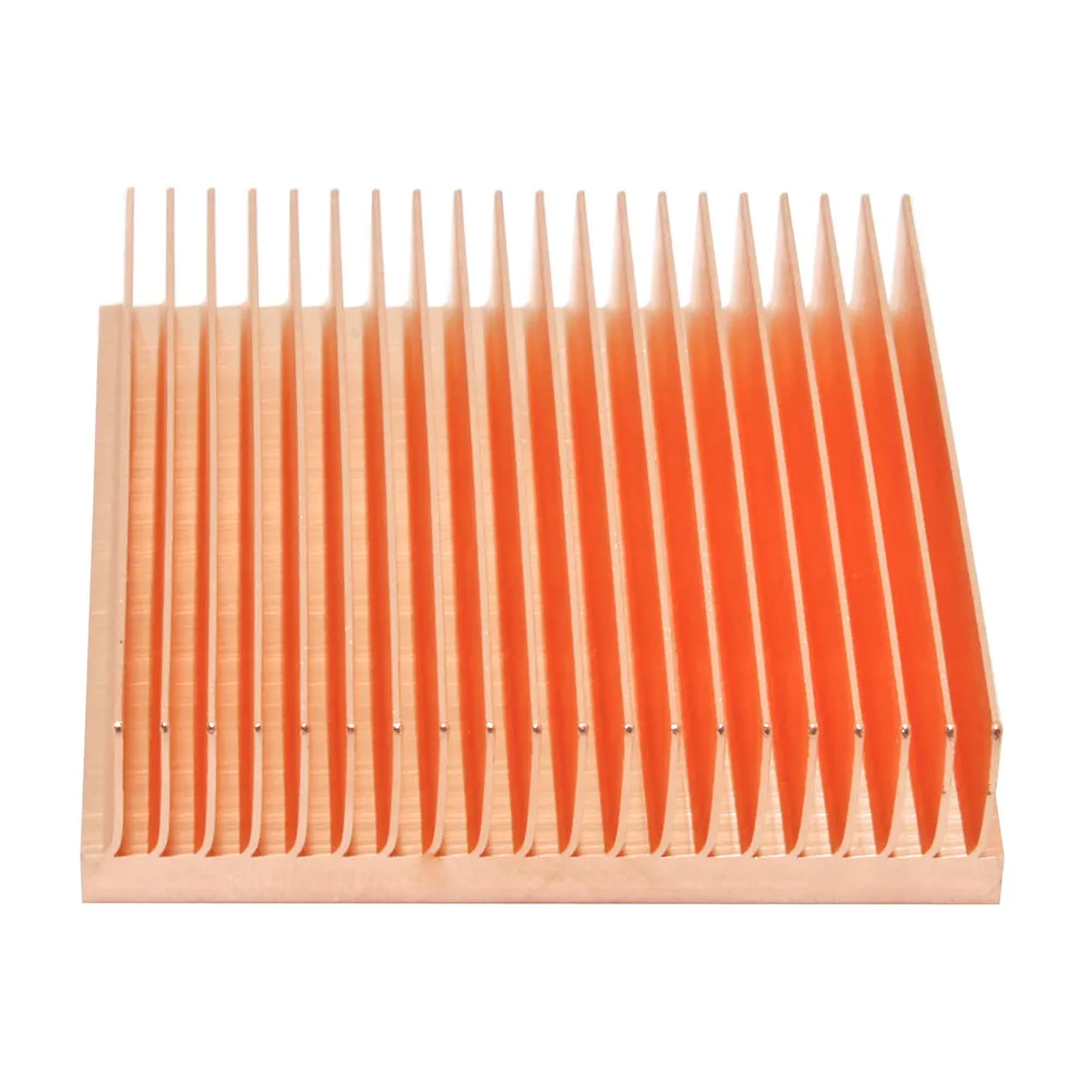 radiador, para chip eletrônico ic, refrigeração, 40x40x10mm