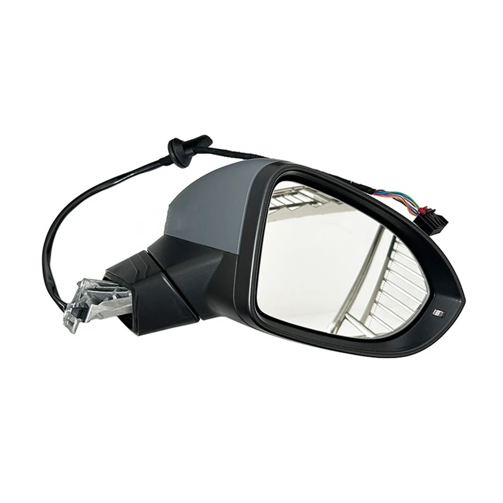 9-Wire Car Right Side Rear View Mirror Electric Adjustable Heated Rear View Mirror Assembly for Golf Mk8 -