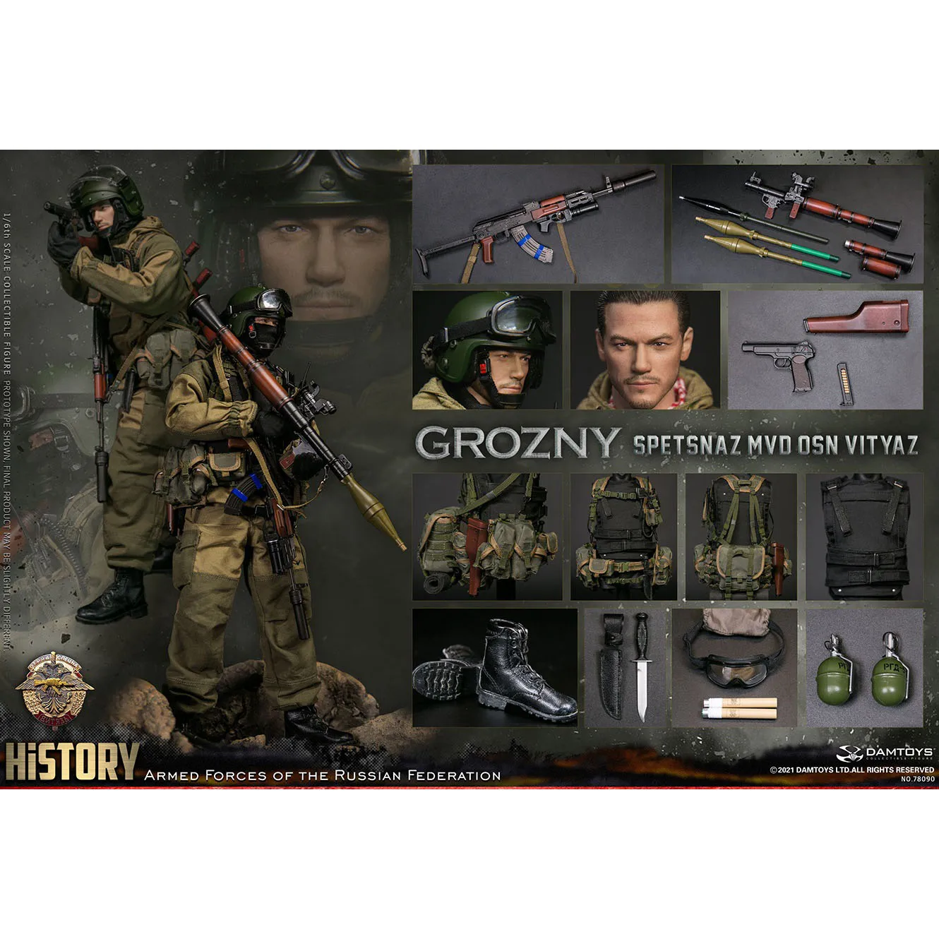 DAMTOYS DAM 78090 1/6 Scale Armed Forces of the Russian