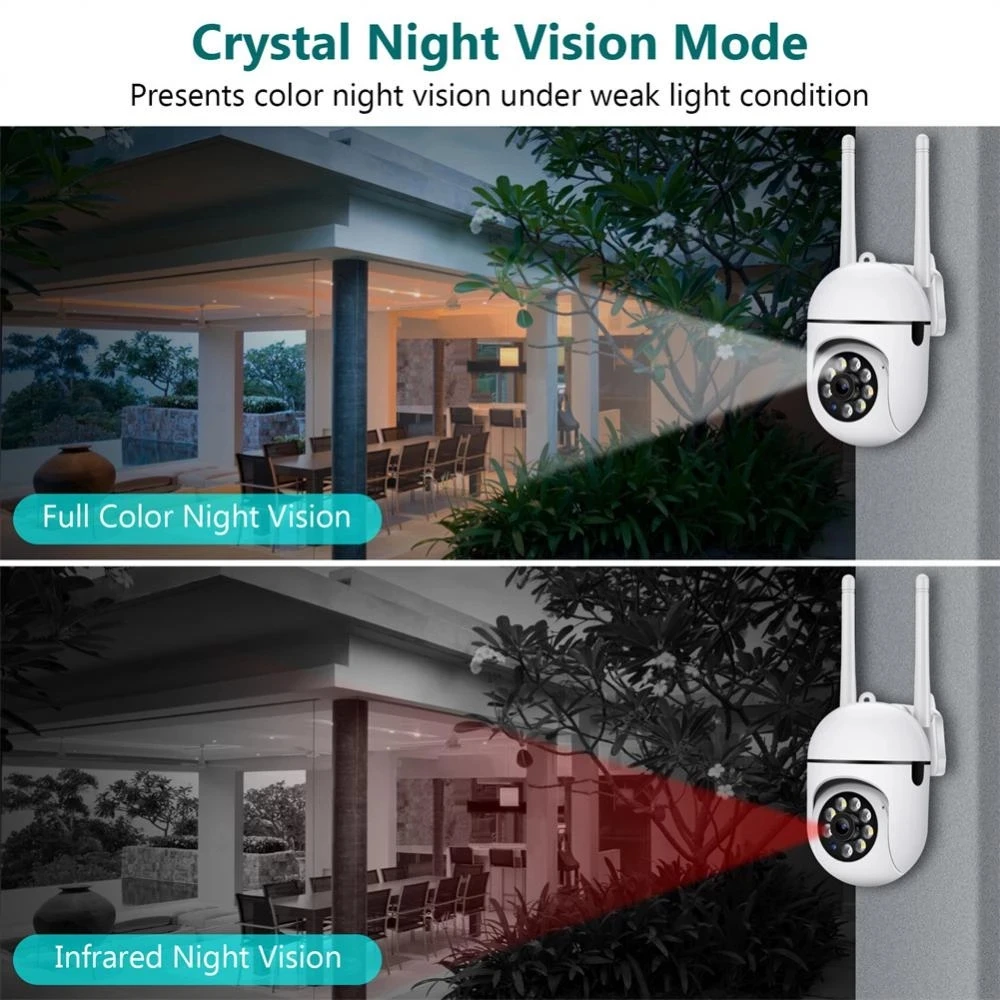 YCC365 Vmint wifi camer kültéri AI Emberi Kinyomoz Szikratávirát Őrzés camer biztonsági védelem CCTV vel 1080P Ip camer