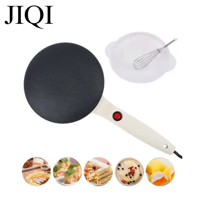 Electric Pancake Machine Fast heating Crepe Baking Pan Non-stick Grill Spring roll Egg roll Mixed grain cake Machine 110V 220V 6