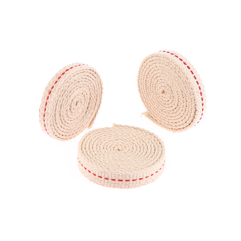 Kerosene Lamp Wick Braided Cotton Wick Flat Cotton Oil Lamp For Oil 8/10/12mm 1Meter kerosene lamp wick
