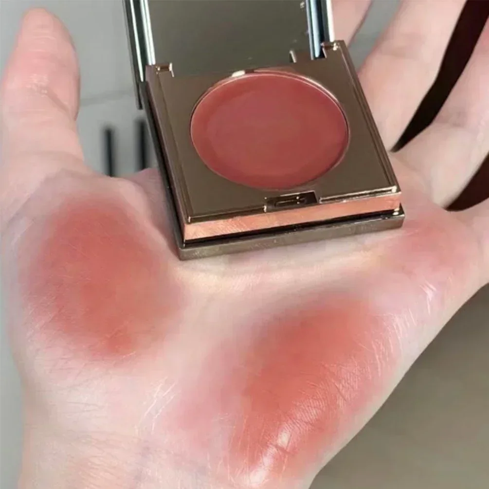 Multi-purpose Moisturizing Lip Mud Cream Makeup Waterproof Lasting Brightening Matte Blush Lip Cheek Balm Face Blusher Cosmetics