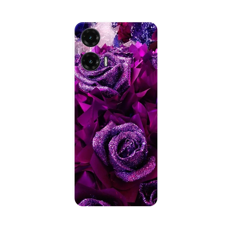 Cute Cartoon Silicone Back Cover with Soft TPU Bumper