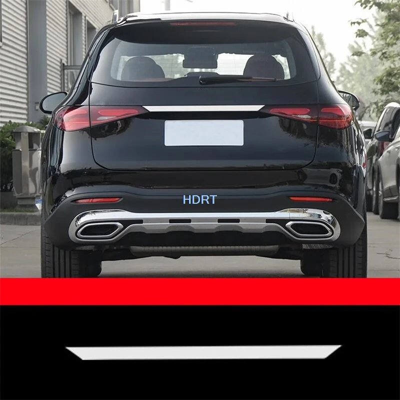Protector De Portón Trasero Cromado Para Mercedes-Benz GLC Coupe 2023 - Acero Inoxidable, Instalación Con Cinta 3M