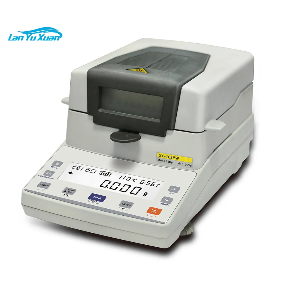 

DW-110MW 110g 0.01g Cost-effective Digital Grain Moisture Tester Analyzer Lab Halogen Meter