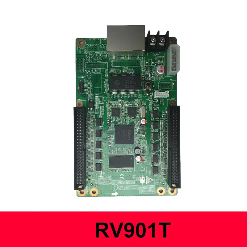 LINSN RV901T 풀 컬러 동기식 LED 스크린 디스플레이 수신 카드 RV901T 수신기 카드
