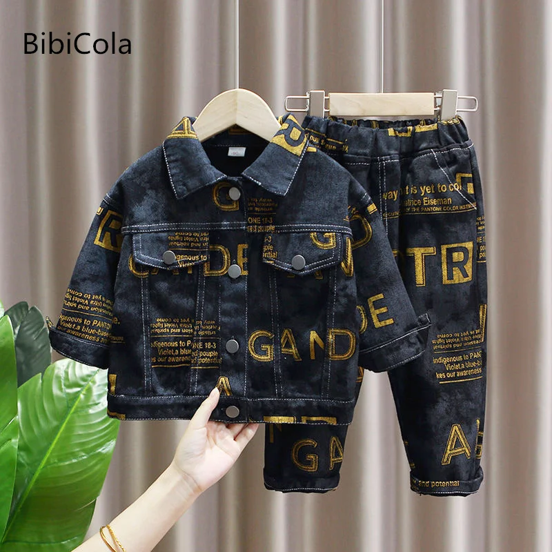 

2023 new boys' autumn suit children's leisure boys' autumn cool fashionable suit 2-8 years old leisure sports suit