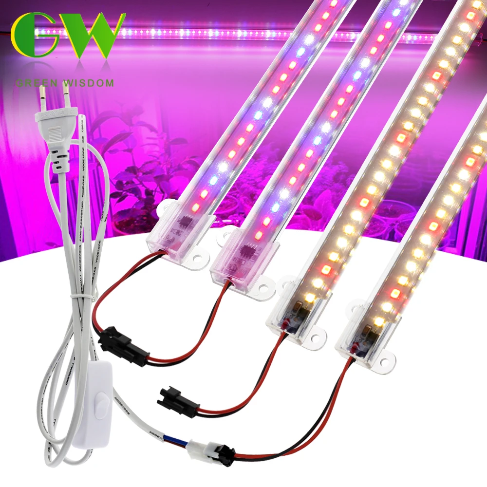 220V LED Grow Light grow light For Plants Sunlike Full Spectrum Phyto Lamp 75LEDs Indoor Plant Growing Lamps LED Bars For Flowers Grow Tent led grow light