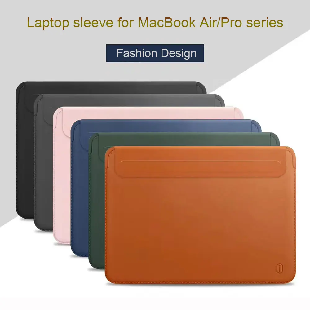 Wiwu-case Sleeve Laptop para Macbook Air 13 m2 Case Notebook de Couro A2681ultra-thin Macbook Pro 16 14 Bolsa do Portátil Impermeável
