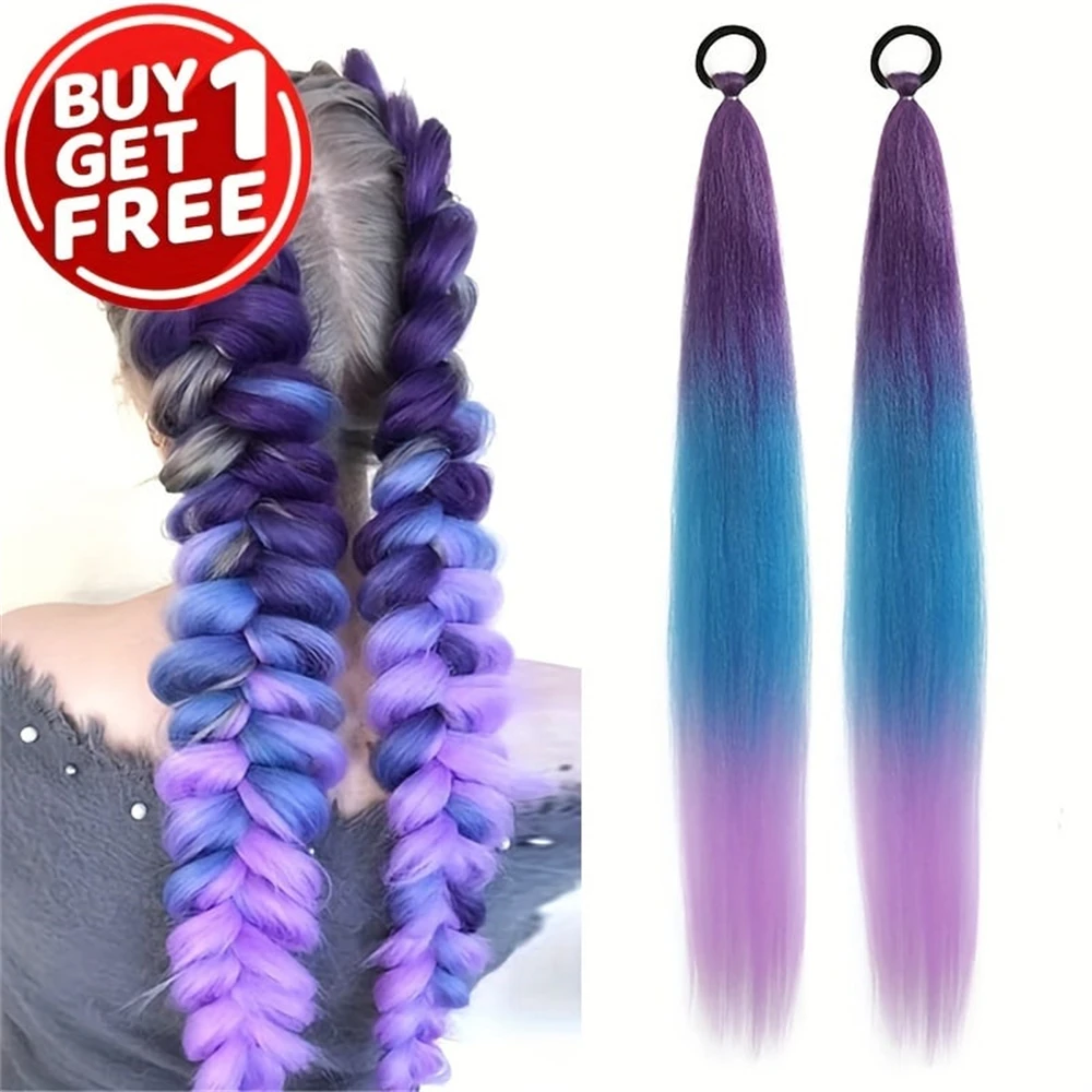 Synthetic Afro Ombre Braiding Hair Extensions for Kids