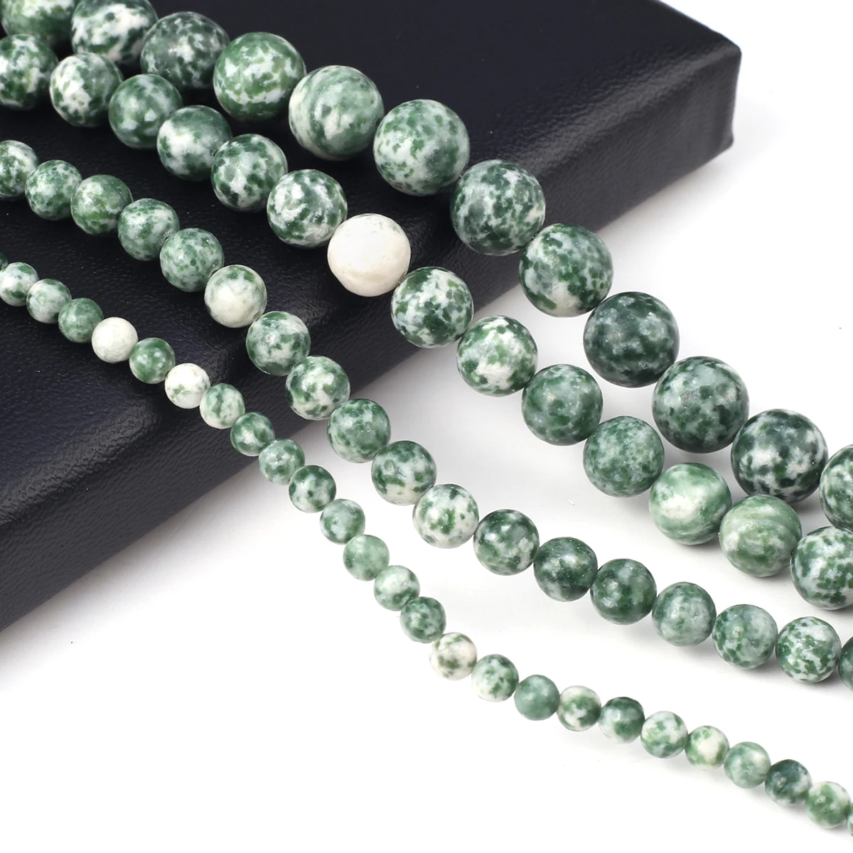 

Natural Stone Beads Round Count Stones Gemstone Spacing Loose Beaded Jewelry Making DIY Simple Necklaces Bracelet Accessories