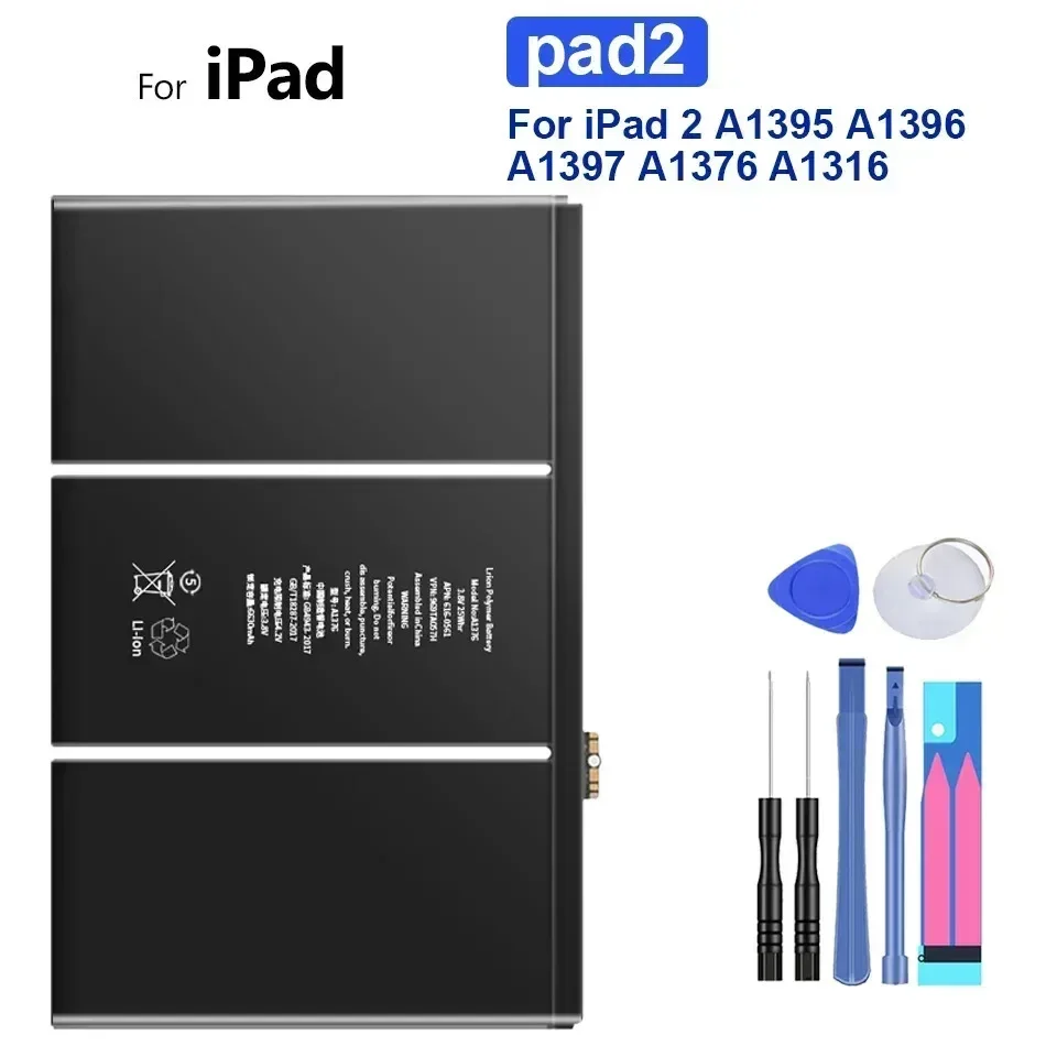 Batterie De Remplacement Pour IPad (Modèles 1 à 6, Mini, Air, Pro) - Neuve