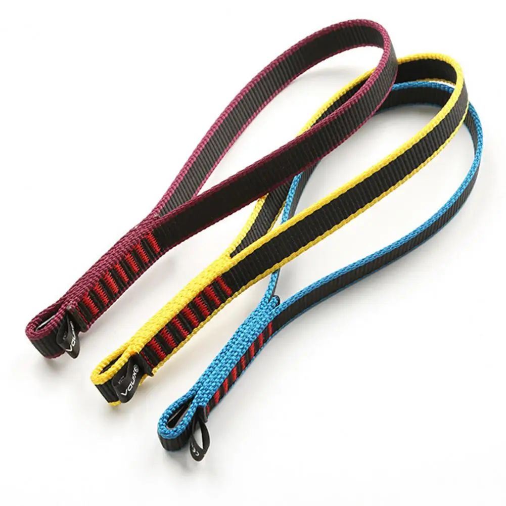 Climbing Sling Carabiner Mountaineering Webbing High Strength Lightweight Nylon Open Sling Hardware climbing carabiner climbing sling belt climbing sling