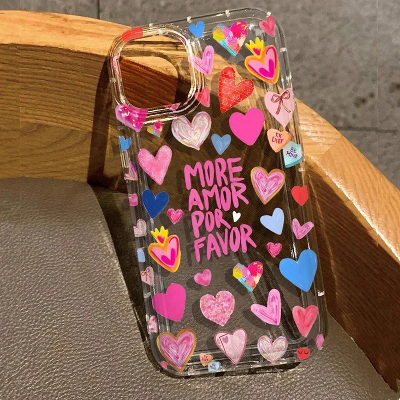 Floral Love Heart Protective Phone Case