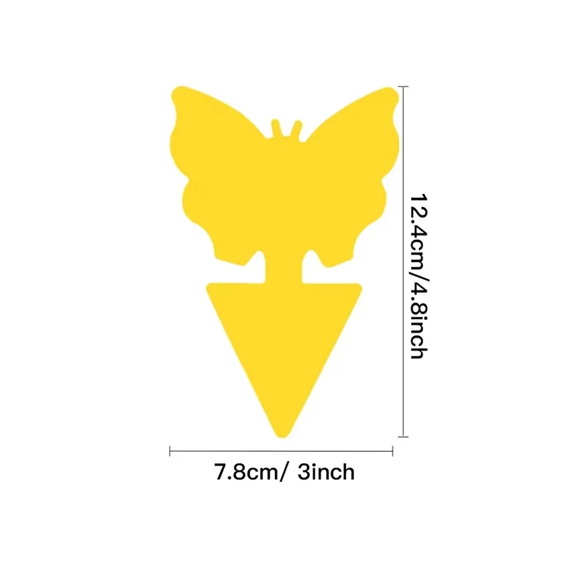 Butterfly Sunflower Dual-Sided Yellow Sticky Insect Trap