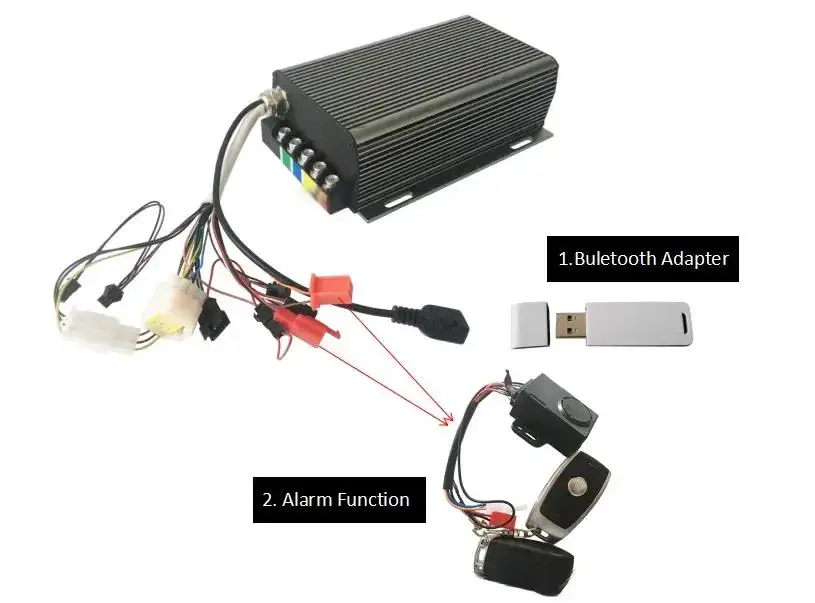 QS 205 V3 TFT UKC1 Electric bike 72v 5000w Conversion Kit with Sabvoton Bluetooth controller
