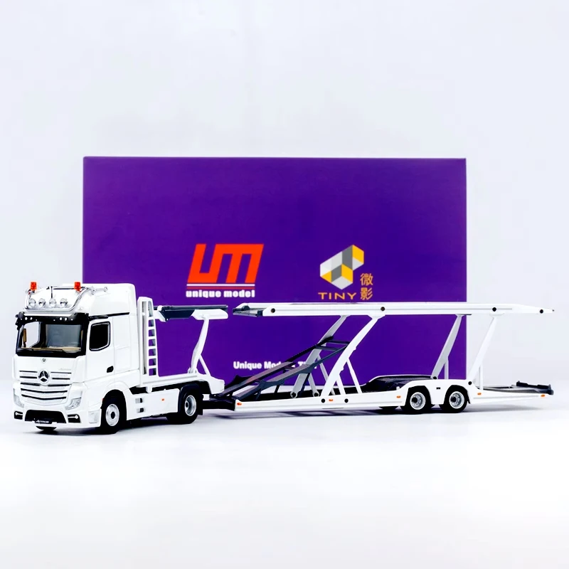 35R-002 GCD 1/64 ACTROS GIGASPACE 6×2 1:64 Scale Model Car Alloy Die-casting Toy Benz Actros