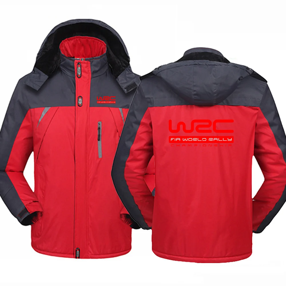 World Rally Championship WRC Printed Men Thicken Windbreaker Coats Waterproof Warm Cold-Proof Mountaineering Comfortable Jackets 5