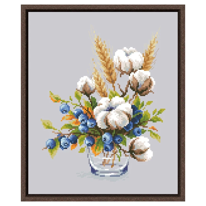 Cross Stitch Kits 18ct 14ct 11ct Silver Canvas Fabric Cotton Thread DIY Embroidery Home Wall Decoration