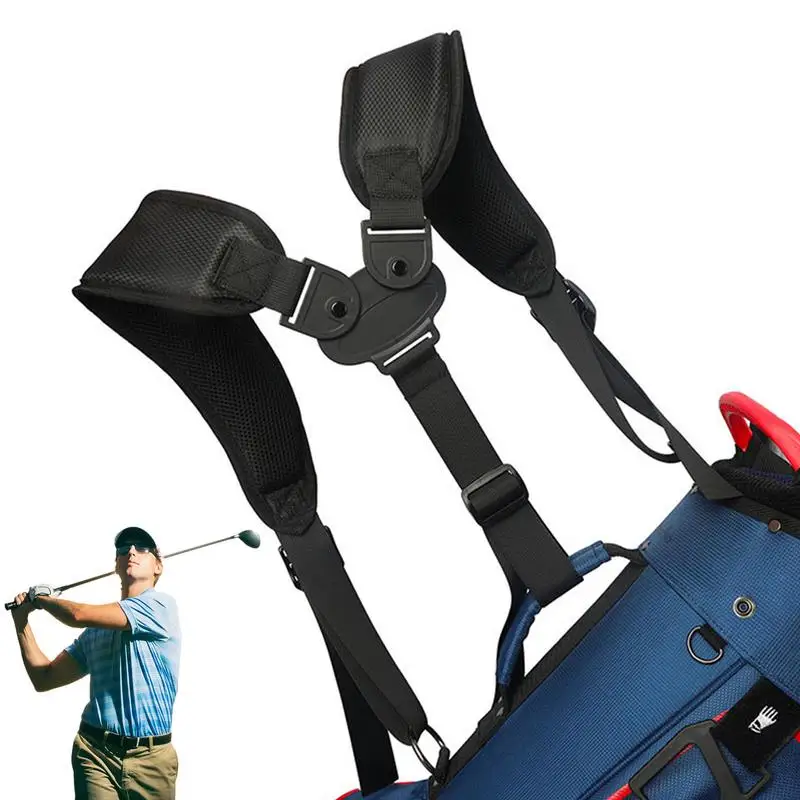 1pcPortableGolfDoubleShoulderStrapGolfBagStrapReplacement