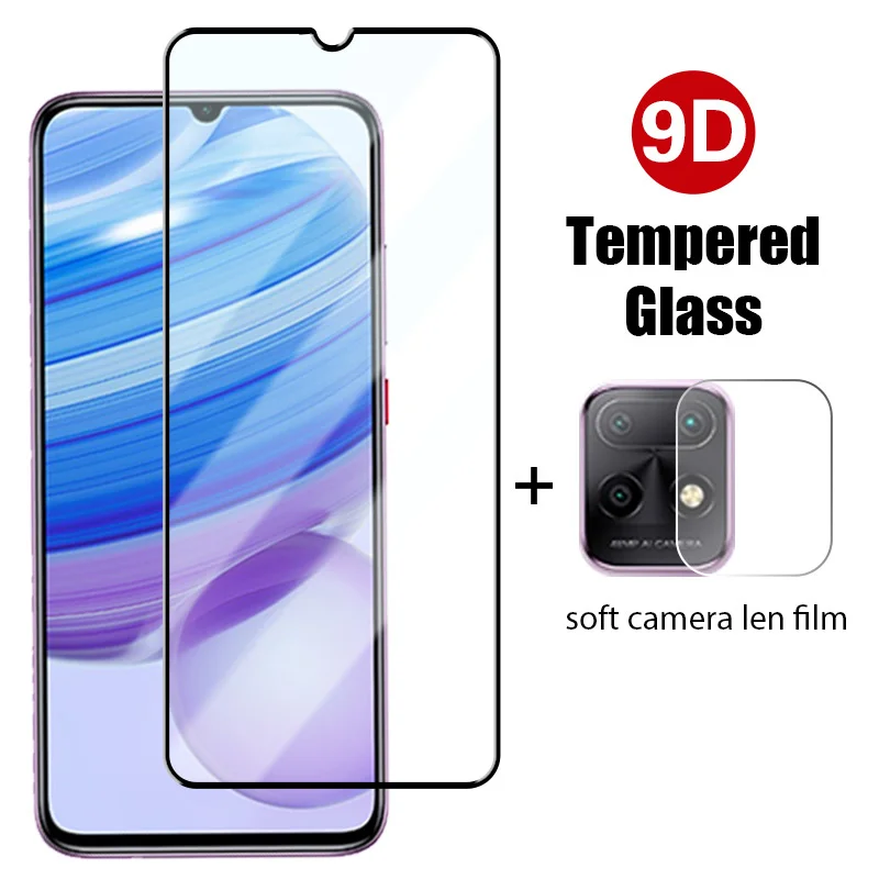 

2 в 1, защитное стекло 9D для объектива камеры Xiaomi Redmi Note 9T 9A 9AT 9C 9i