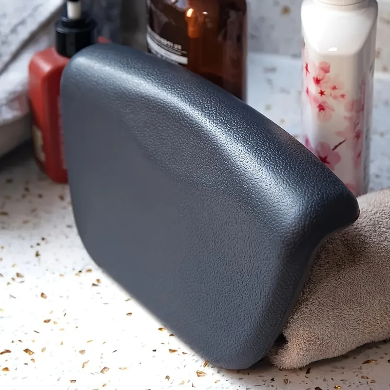 PU Foam Bathtub Pillow with Suction Cups, Waterproof Bathroom Accessories for Spa, Non-Slip Bathtub Headrest