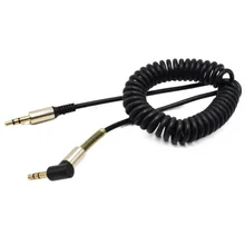 

Spring audio cable audio cable 3.5 jack AUX audio cable 1.8M jack 3.5MM male to male phone car speaker MP4 headset
