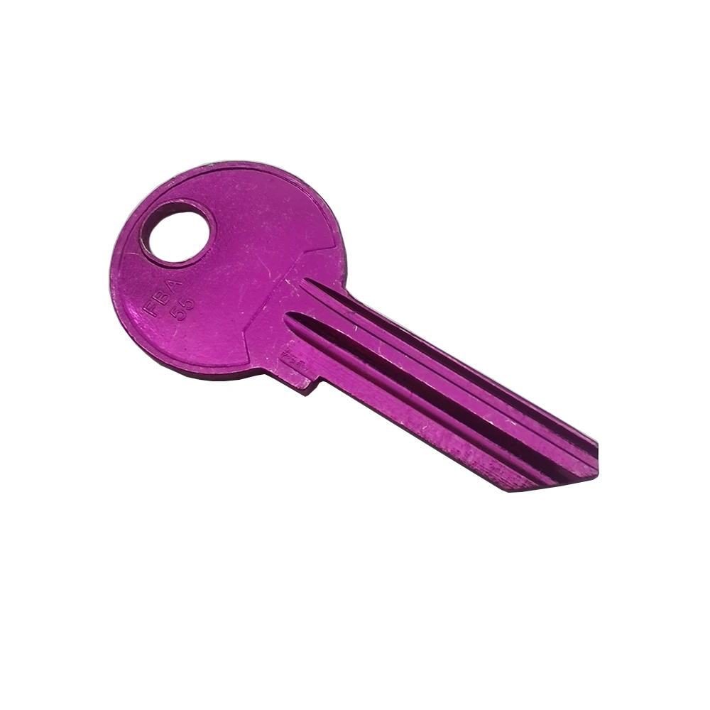 25pcs JS 1634 Alloy color Key Blank Everyday Home key blank suitable for lock F55 color random shipping