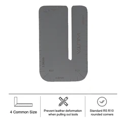Leather Craft Punch Aid and Press Tool (Frosted Grey-1pc)